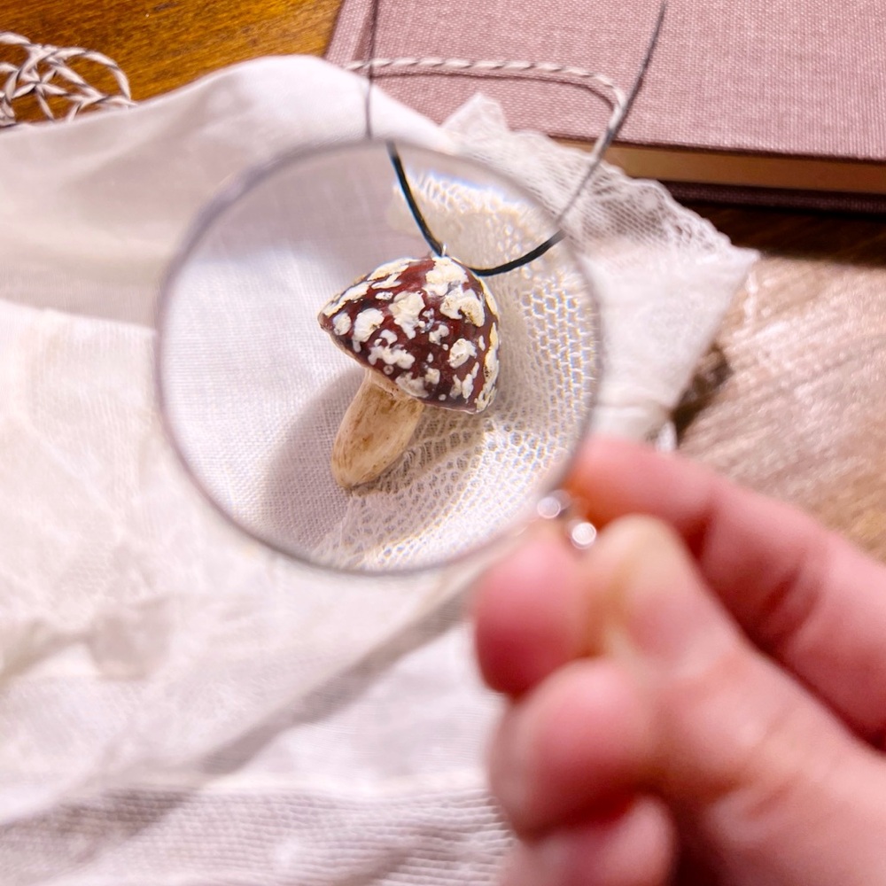 Handcrafted Mushroom Pendant